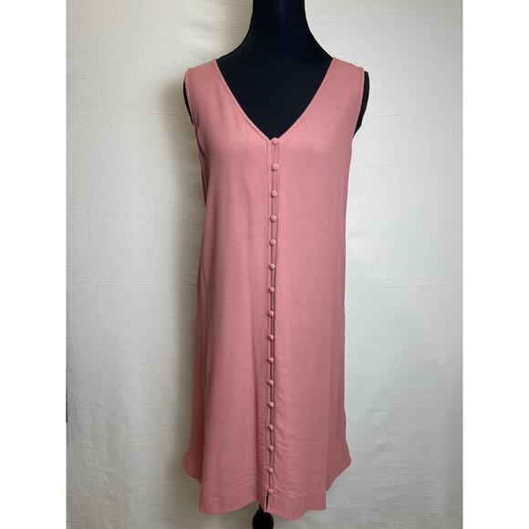 Madewell Sleeveless Button Front Dress Size M - Picture 2 of 9